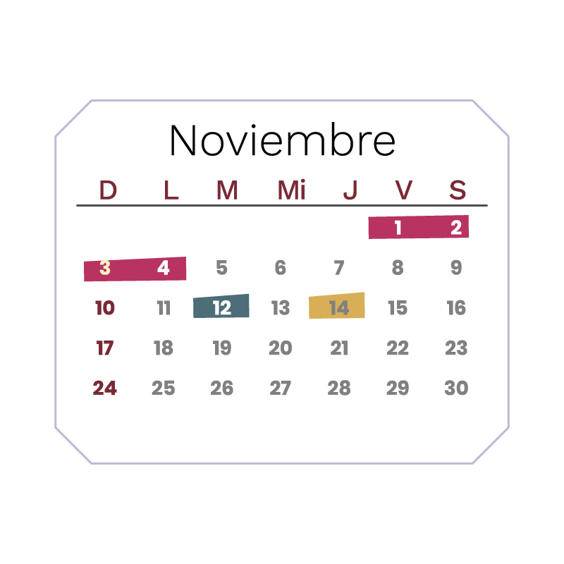 CALENDARIO NOVIEMBRE